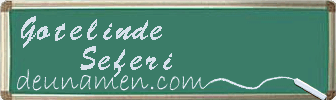 Gotelinde Seferi Visitenkarte